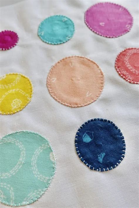 how to make applique circles